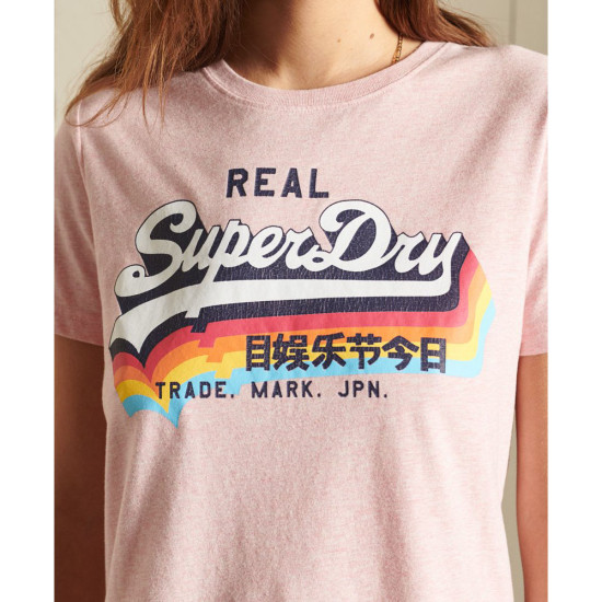 Superdry Γυναικεία κοντομάνικη μπλούζα Vintage Logo T-Shirt
